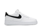 Nike Air Force 1 Low '07 White Black Pebbled Leather