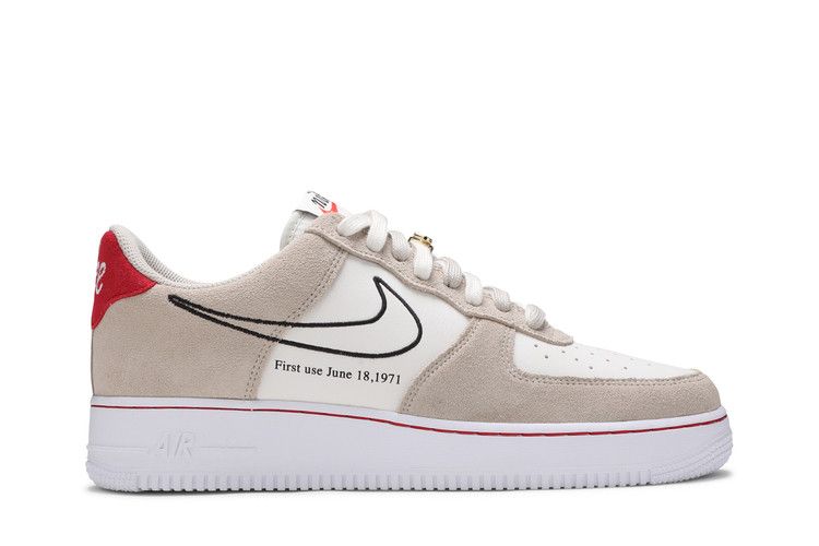 Nike Air Force 1 Low First Use Light Sail Red