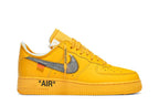 Nike Air Force 1 Low Off-White University Gold Metallic Silver