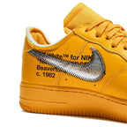 Nike Air Force 1 Low Off-White University Gold Metallic Silver