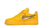 Nike Air Force 1 Low Off-White University Gold Metallic Silver