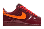 Nike Air Force 1 Low Patent Leather Dark Team Red Safety Orange