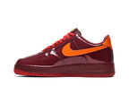 Nike Air Force 1 Low Patent Leather Dark Team Red Safety Orange