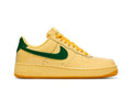 Nike Air Force 1 Low Patent Leather Topaz Gold Pine Green