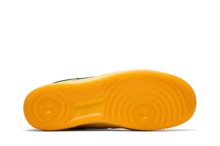Nike Air Force 1 Low Patent Leather Topaz Gold Pine Green