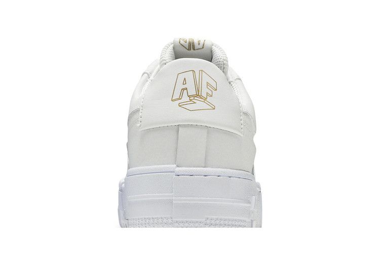 Nike Air Force 1 Low Pixel Grey Gold Chain