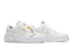 Nike Air Force 1 Low Pixel Grey Gold Chain