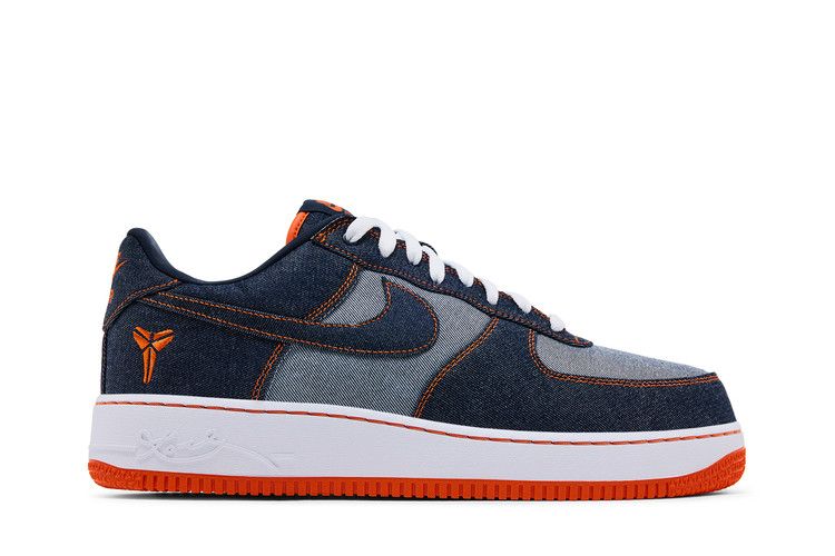 Nike Air Force 1 Low Protro Kobe Bryant Denim Obsidian Safety Orange
