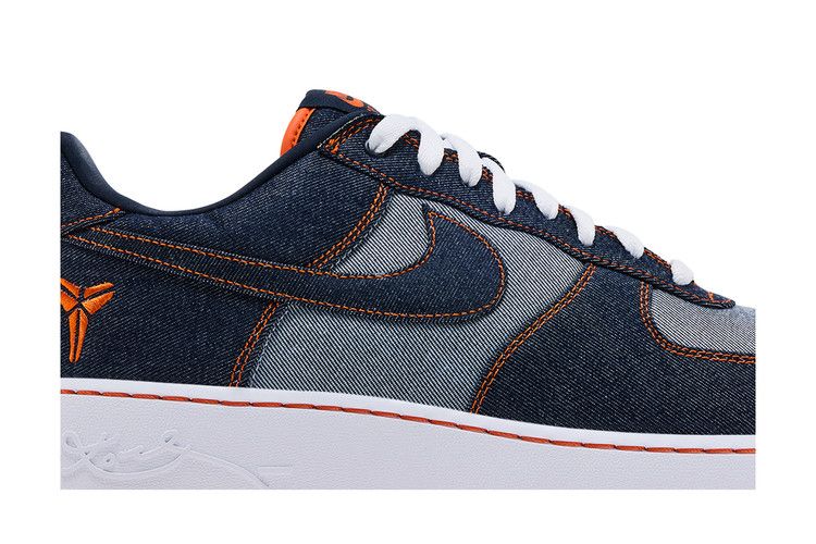 Nike Air Force 1 Low Protro Kobe Bryant Denim Obsidian Safety Orange
