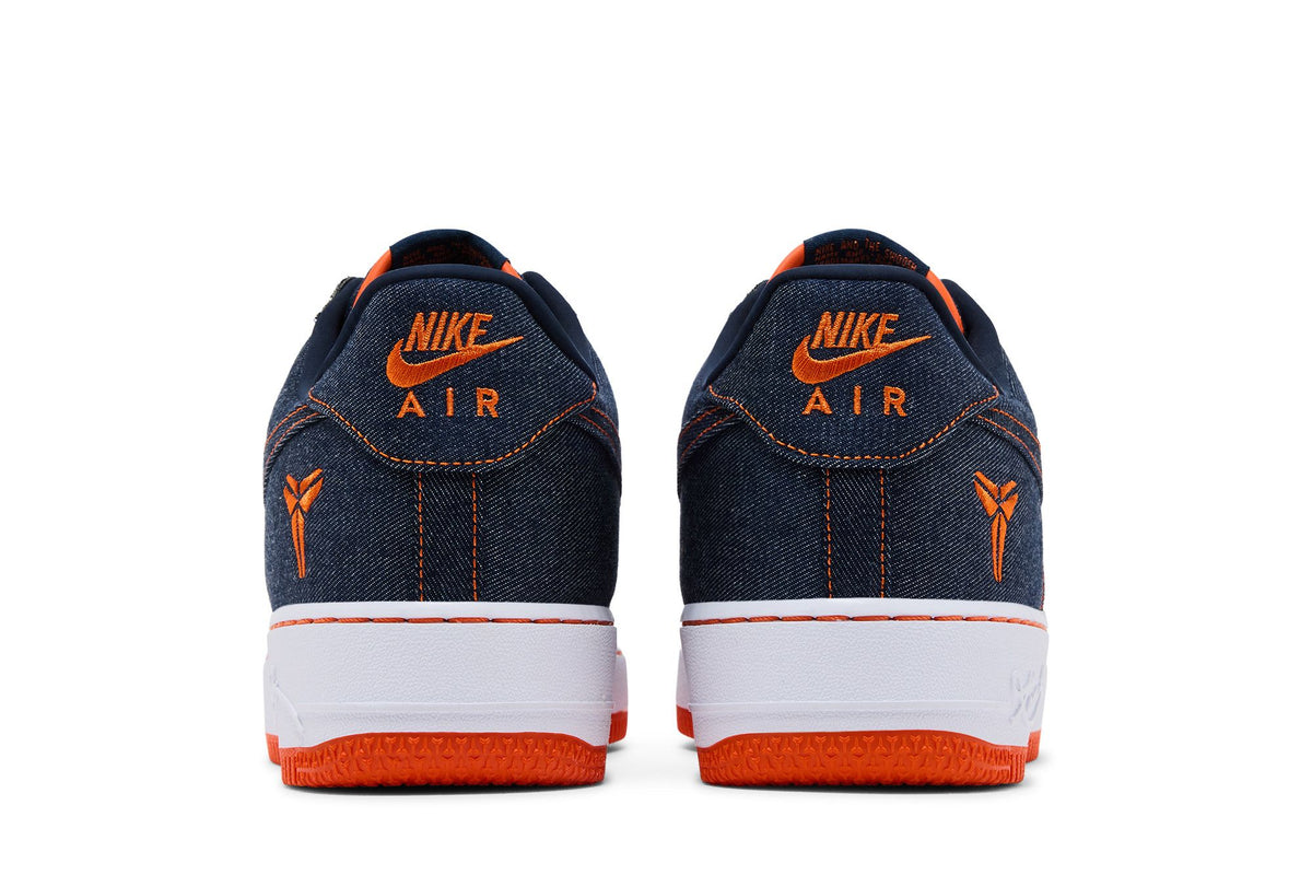 Nike Air Force 1 Low Protro Kobe Bryant Denim Obsidian Safety Orange