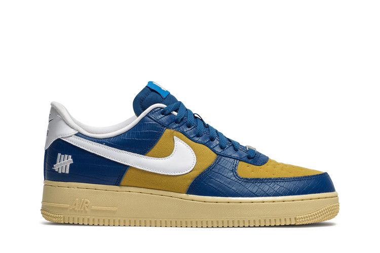 Nike Air Force 1 Low SP Undefeated 5 On It Blue Yellow Croc