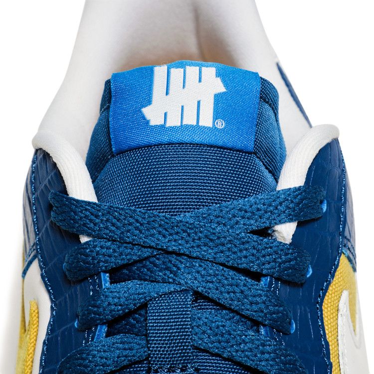 Nike Air Force 1 Low SP Undefeated 5 On It Blue Yellow Croc