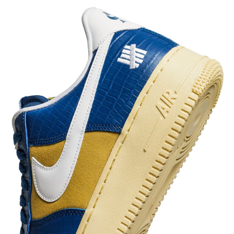 Nike Air Force 1 Low SP Undefeated 5 On It Blue Yellow Croc