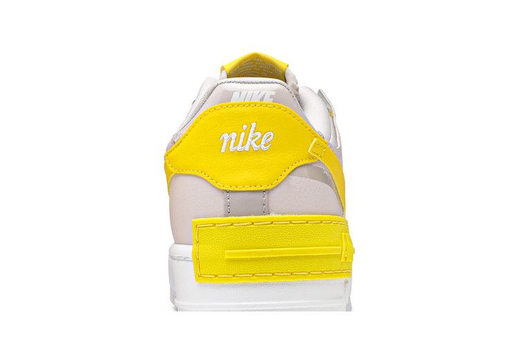Nike Air Force 1 Low Shadow White Barely Rose Speed Yellow