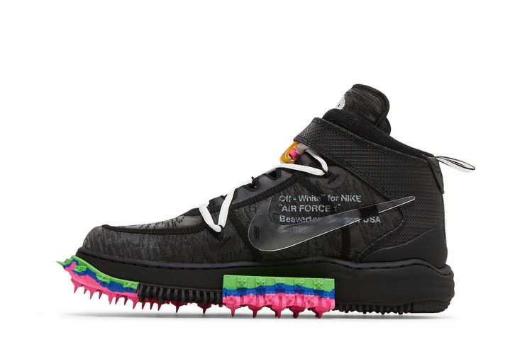 Nike Air Force 1 Mid Off-White Clear Black