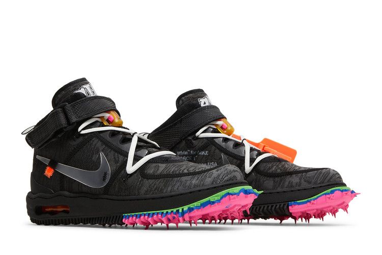 Nike Air Force 1 Mid Off-White Clear Black