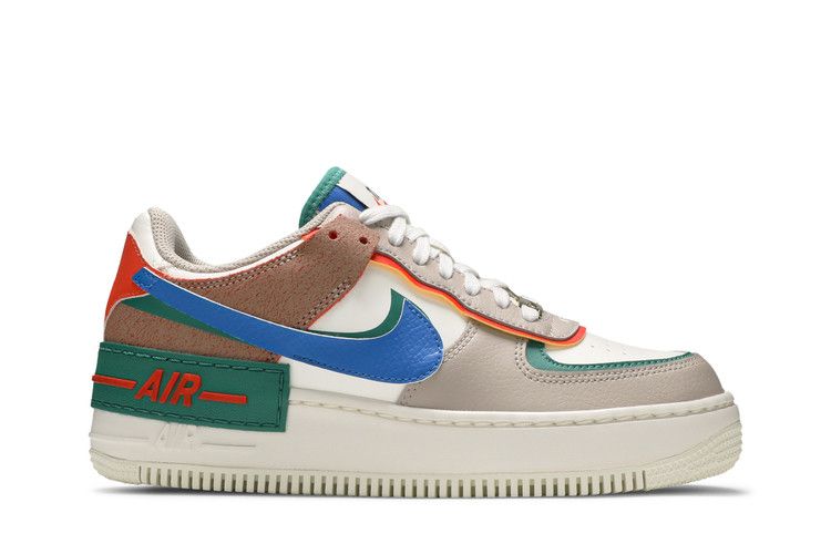 Nike Air Force 1 Shadow Sail Signal Blue Green