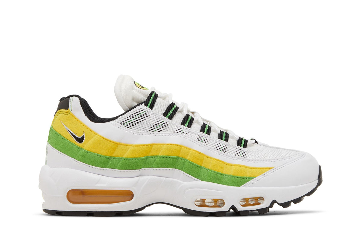 Nike Air Max 95 Essential White Green Apple Tour Yellow