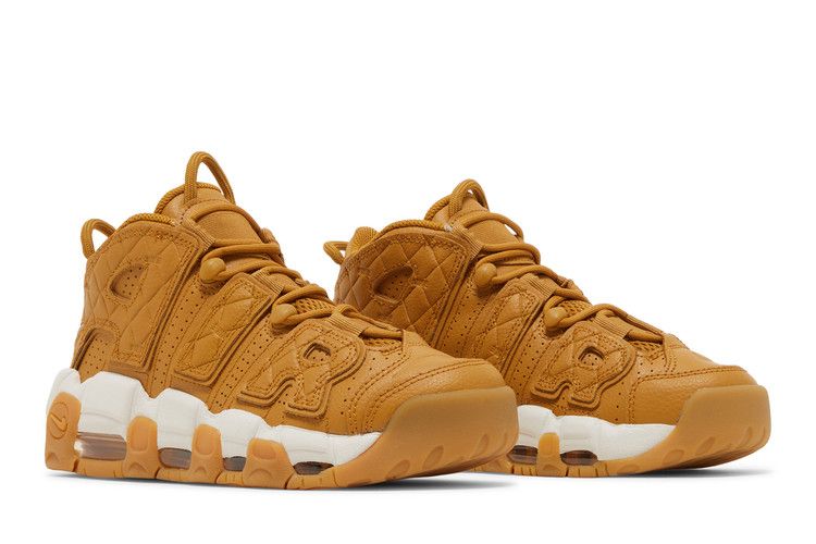 Nike Air More Uptempo Quilted Wheat Gum Light Brown