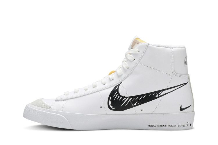 Nike Blazer Mid Sketch Black Swoosh