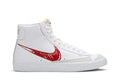 Nike Blazer Mid Sketch Red Swoosh