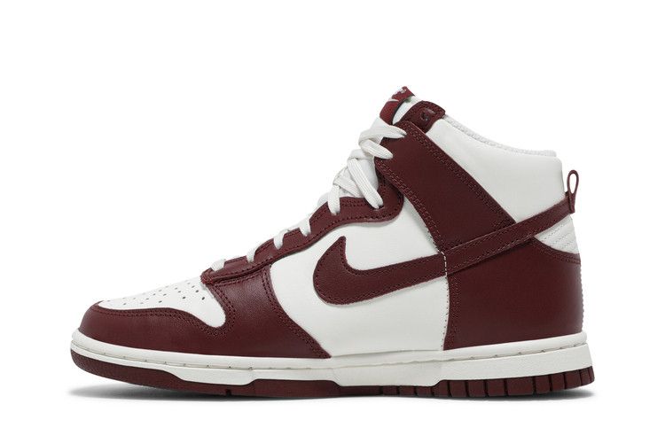 Nike Dunk High Sail Team Red