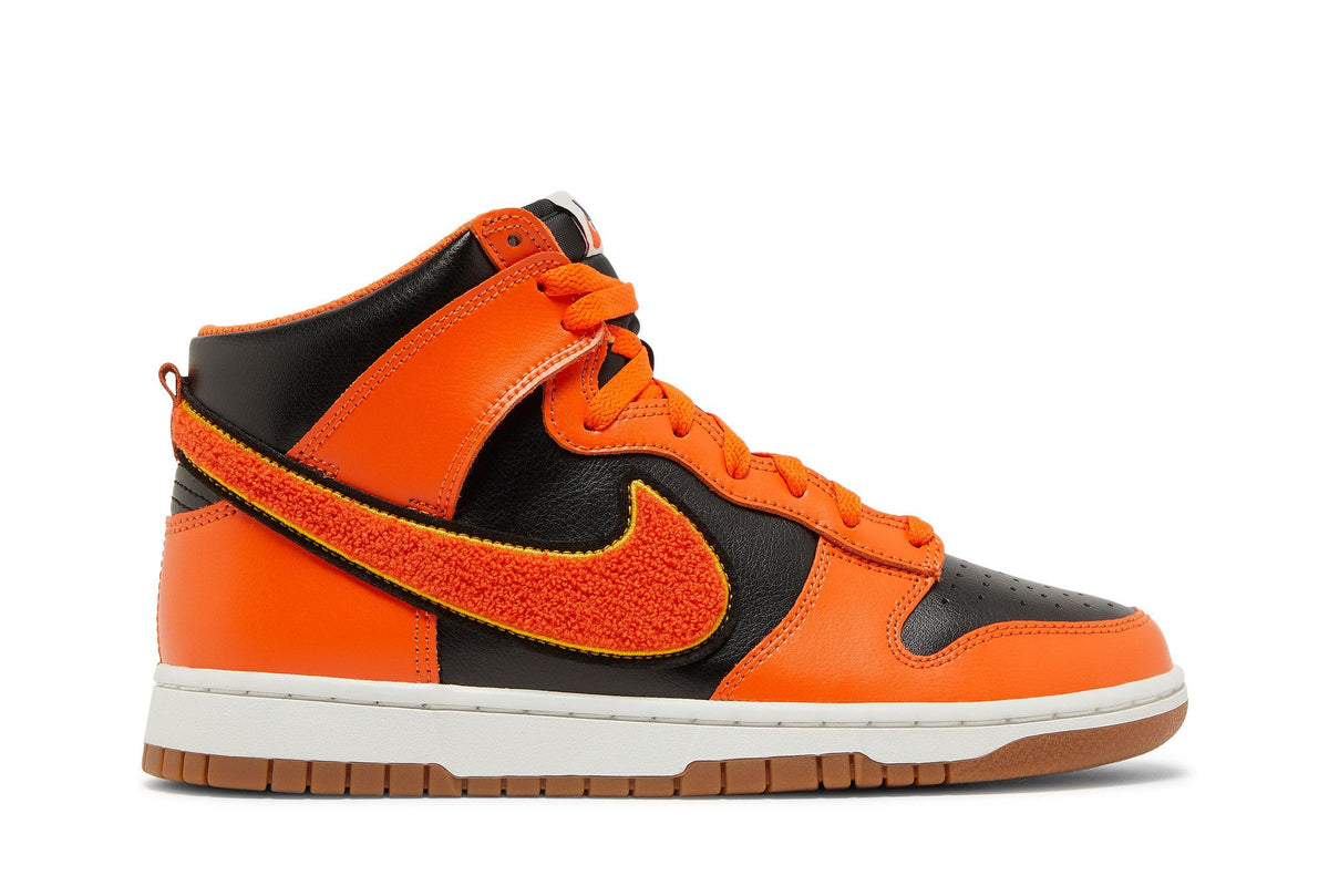 Nike Dunk High University Chenille Swoosh Safty Orange