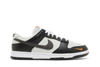Nike Dunk Low Black Total Orange Mini Swoosh