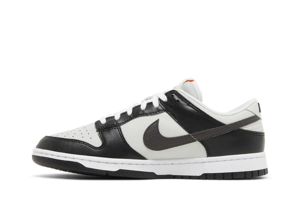 Nike Dunk Low Black Total Orange Mini Swoosh