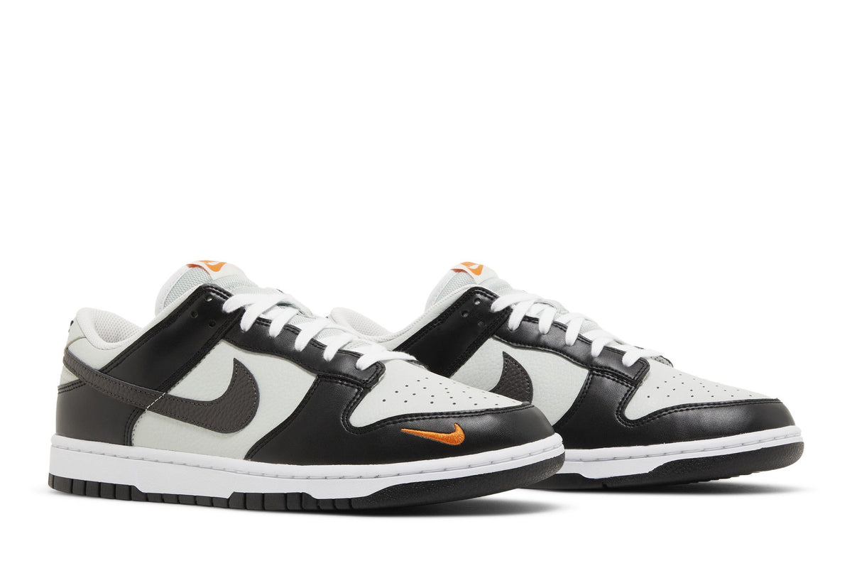 Nike Dunk Low Black Total Orange Mini Swoosh