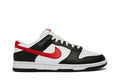 Nike Dunk Low Black White Red