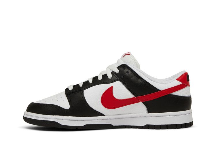 Nike Dunk Low Black White Red