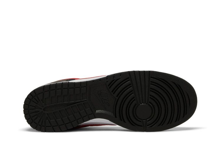 Nike Dunk Low Black White Red