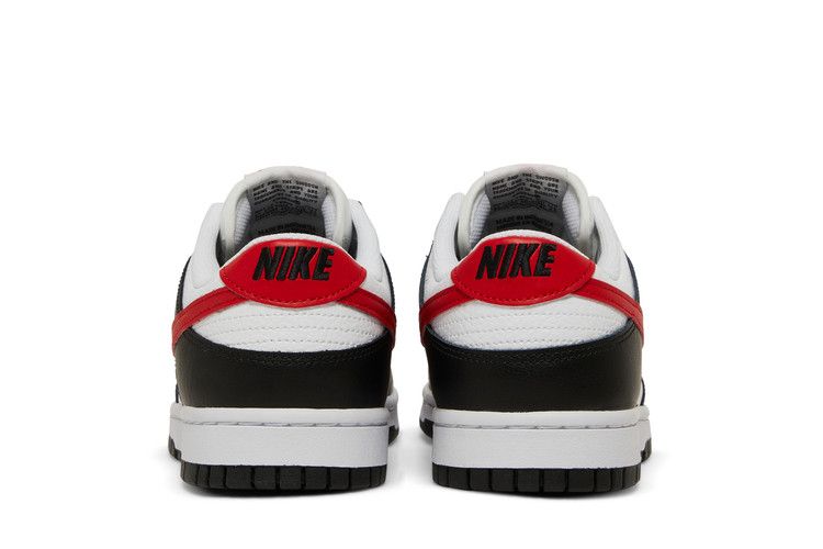 Nike Dunk Low Black White Red