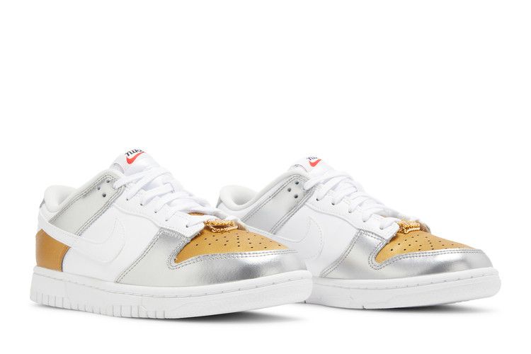 Nike Dunk Low Gold Silver