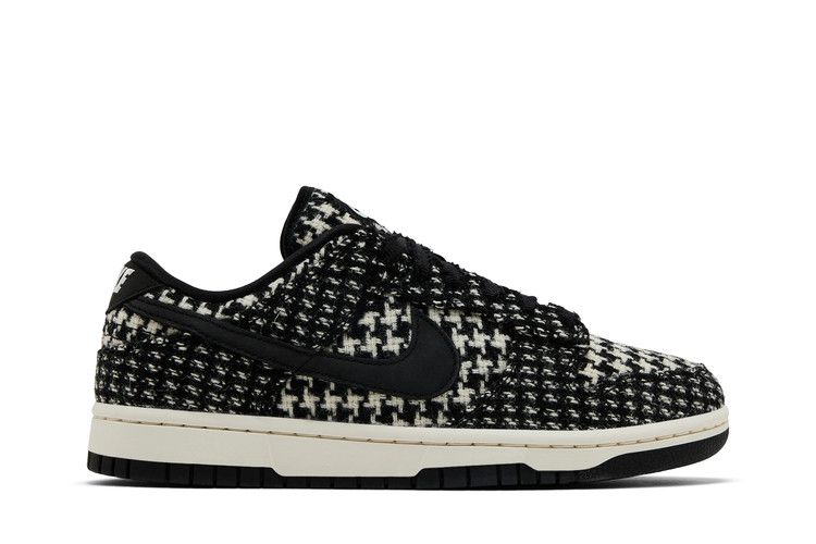 Nike Dunk Low Harris Tweed White Black Multi