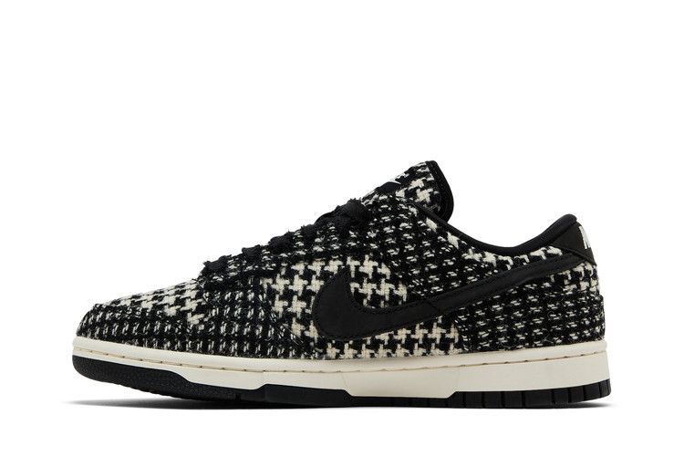 Nike Dunk Low Harris Tweed White Black Multi