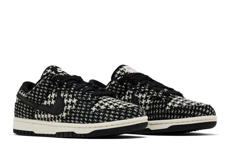Nike Dunk Low Harris Tweed White Black Multi