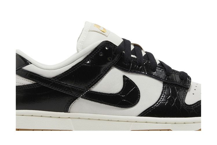 Nike Dunk Low LX Black Croc