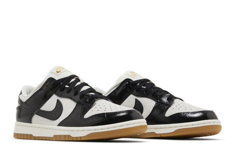 Nike Dunk Low LX Black Croc