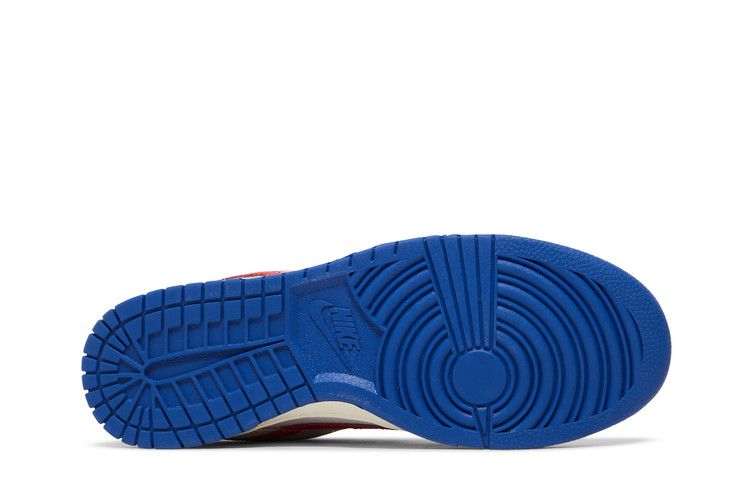 Nike Dunk Low Light Iron Ore Red Blue