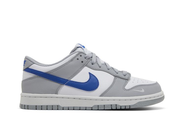 Nike Dunk Low Mini Swoosh Wolf Grey Game Royal