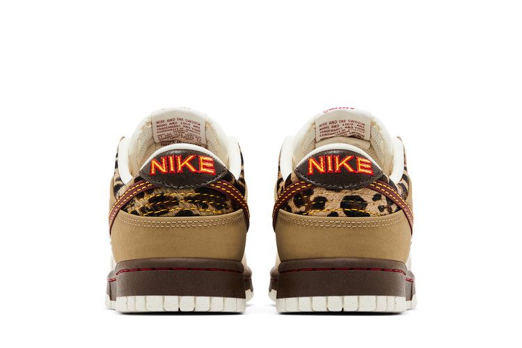 Nike Dunk Low Retro Khaki Team Red Pearl White