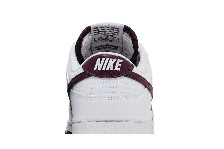Nike Dunk Low Retro White Night Maroon