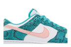 Nike Dunk Low Snakeskin Washed Teal Bleached Coral