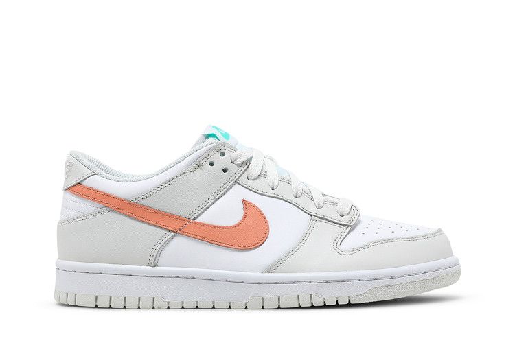 Nike Dunk Low White Bone Peach Aqua