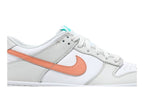 Nike Dunk Low White Bone Peach Aqua