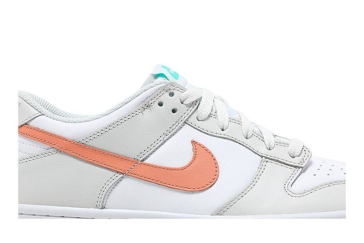 Nike Dunk Low White Bone Peach Aqua