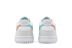 Nike Dunk Low White Bone Peach Aqua