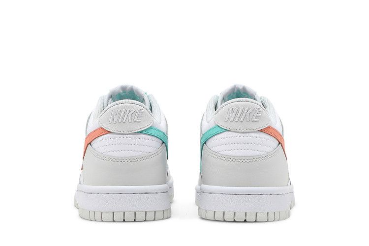 Nike Dunk Low White Bone Peach Aqua